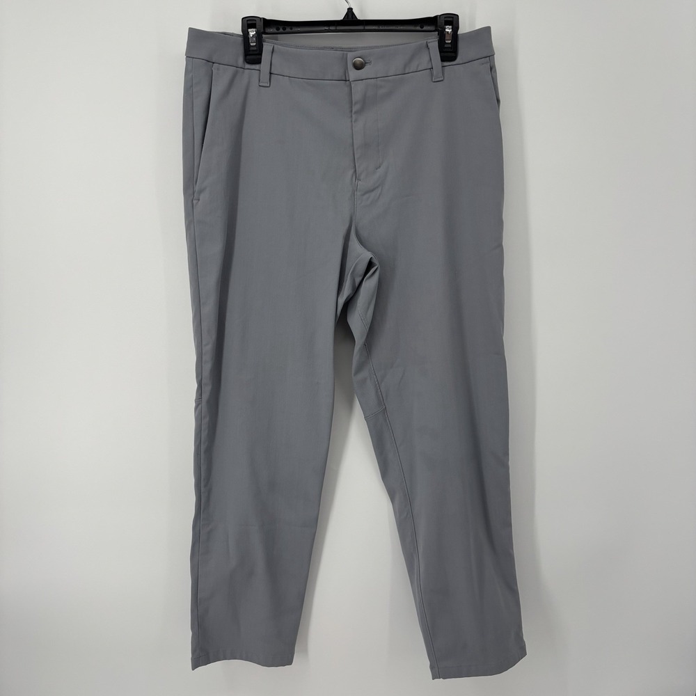 Lululemon ABC Pants Gray Warpstreme Men's Size 34x27 Athletic Stretch Trousers